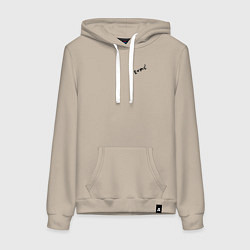 Толстовка-худи хлопковая женская Dr Stone Emc2, цвет: миндальный