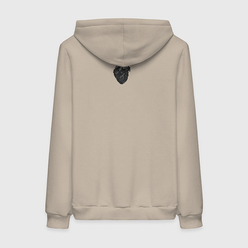 Женская толстовка-худи Bring Me The Horizon 2D Сердце / Миндальный – фото 2