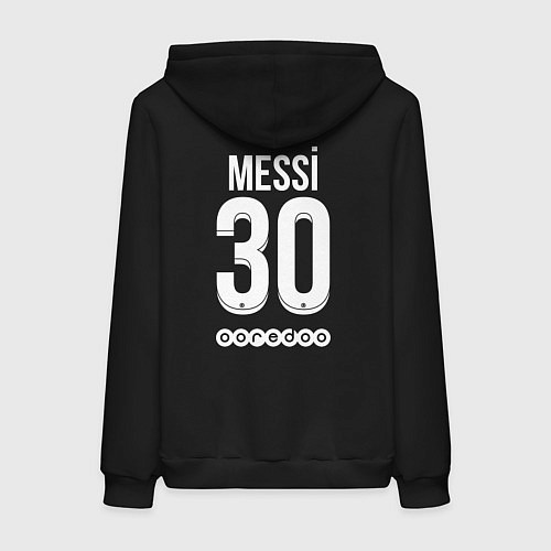 Женская толстовка-худи Messi 30 PSG / Черный – фото 2