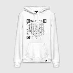 Женская толстовка-худи QR Love