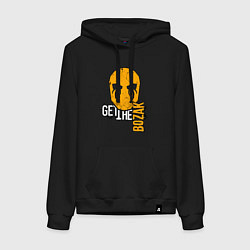 Толстовка-худи хлопковая женская Dying Light - Get the Bozak Achievement, цвет: черный