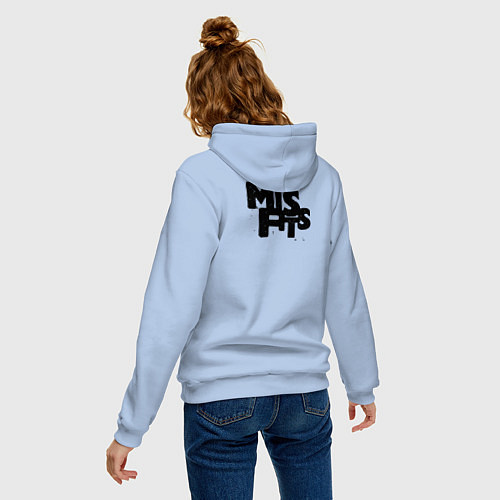 Женская толстовка-худи Nathan Young / Мягкое небо – фото 4