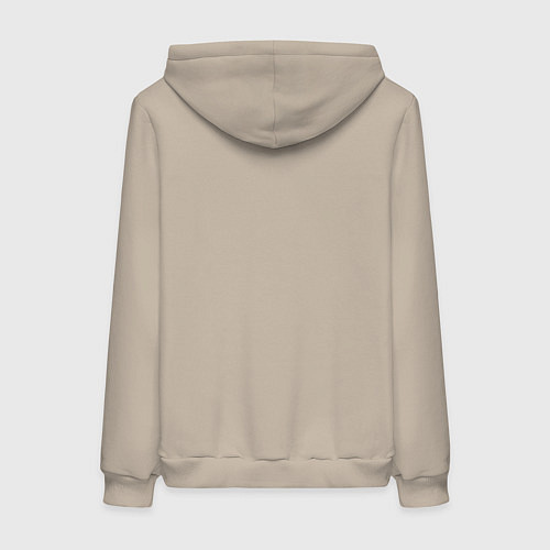 Женская толстовка-худи JDM Cat & Engine Japan / Миндальный – фото 2