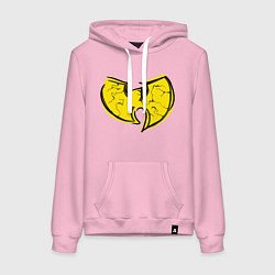 Толстовка-худи хлопковая женская Style Wu-Tang, цвет: светло-розовый