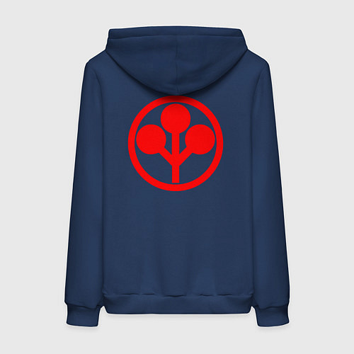 Женская толстовка-худи Arasaka uniform / Тёмно-синий – фото 2