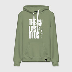 Толстовка-худи хлопковая женская The last of us game, цвет: авокадо