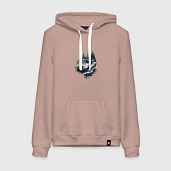 Женская толстовка-худи На джипе по России