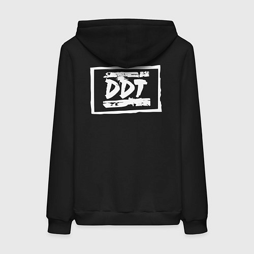 Женская толстовка-худи DDT - Юрий Шевчук / Черный – фото 2