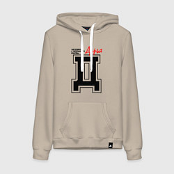 Женская толстовка-худи Дарья человек с большой буквы