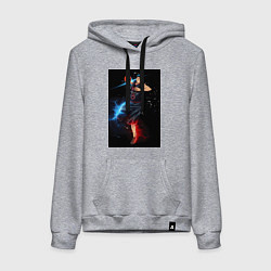 Толстовка-худи хлопковая женская Баскетбол Куроко Дайки Аоминэ, цвет: меланж