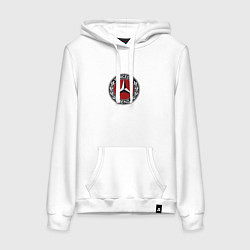 Женская толстовка-худи Mercedes benz sport logo