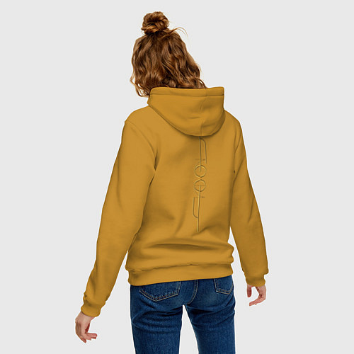 Женская толстовка-худи Tool рок / Горчичный – фото 4