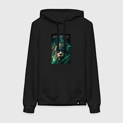 Толстовка-худи хлопковая женская Senua - Game Hellblade, цвет: черный
