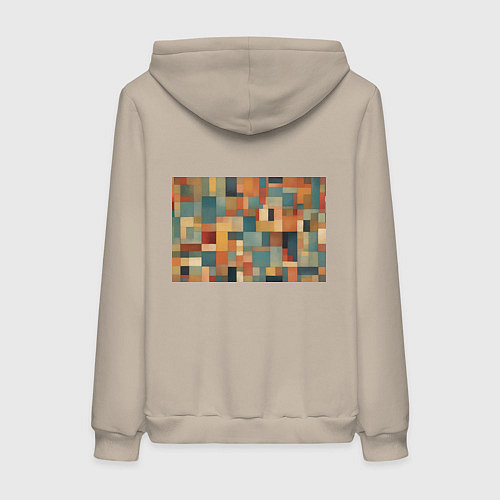 Женская толстовка-худи Inspired by Paul Klee / Миндальный – фото 2