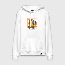 Толстовка-худи хлопковая женская Пань Иньху - Zenless Zone Zero, цвет: белый