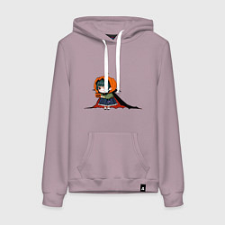 Толстовка-худи хлопковая женская Милое коварство МаоМао - Монолог Фармацевта аниме, цвет: сиреневый