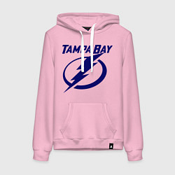 Толстовка-худи хлопковая женская HC Tampa Bay, цвет: светло-розовый