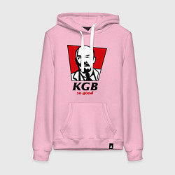 Толстовка-худи хлопковая женская KGB: So Good, цвет: светло-розовый