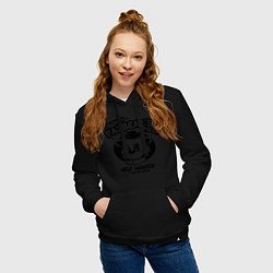 Толстовка-худи хлопковая женская Freddy Fazbear's Pizza, цвет: черный — фото 2