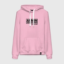 Толстовка-худи хлопковая женская Armin van Buuren, цвет: светло-розовый