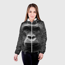 Куртка с капюшоном женская Взгляд, цвет: 3D-белый — фото 2