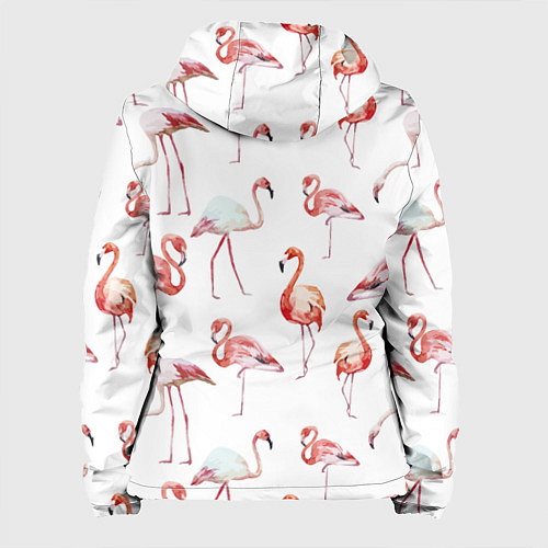 Женская куртка Действия фламинго / 3D-Черный – фото 2