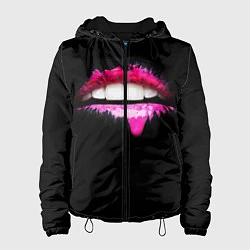 Куртка с капюшоном женская Гламур, цвет: 3D-черный