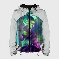 Куртка с капюшоном женская Death Prophet Magic, цвет: 3D-черный