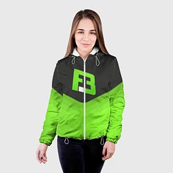 Куртка с капюшоном женская FlipSid3 Uniform, цвет: 3D-белый — фото 2