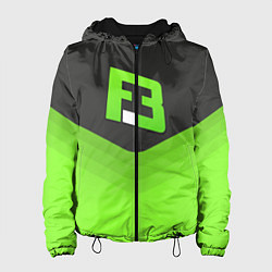 Куртка с капюшоном женская FlipSid3 Uniform, цвет: 3D-черный