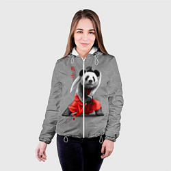 Куртка с капюшоном женская Master Panda, цвет: 3D-белый — фото 2