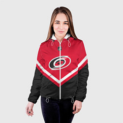 Куртка с капюшоном женская NHL: Carolina Hurricanes, цвет: 3D-белый — фото 2