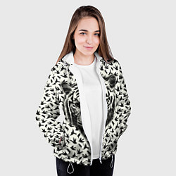 Куртка с капюшоном женская Tiger Dreams, цвет: 3D-белый — фото 2