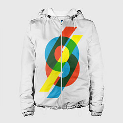 Куртка с капюшоном женская 69, цвет: 3D-белый