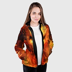 Куртка с капюшоном женская Fire Wolf, цвет: 3D-черный — фото 2
