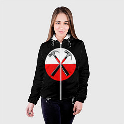 Куртка с капюшоном женская Pink Floyd: Hammers, цвет: 3D-белый — фото 2