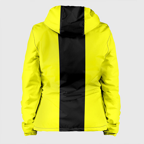 Женская куртка BVB FC: Yellow line / 3D-Черный – фото 2