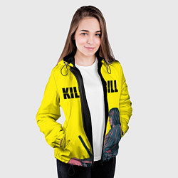 Куртка с капюшоном женская Kill Bill, цвет: 3D-черный — фото 2