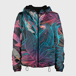 Куртка с капюшоном женская Авангард страсти, цвет: 3D-черный