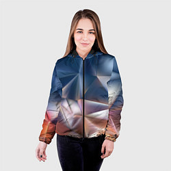 Куртка с капюшоном женская Abstract, цвет: 3D-черный — фото 2