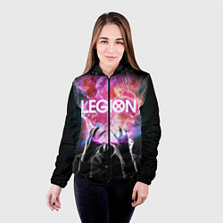 Куртка с капюшоном женская Legion Minds, цвет: 3D-черный — фото 2