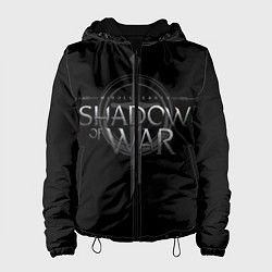 Куртка с капюшоном женская Shadow of War, цвет: 3D-черный