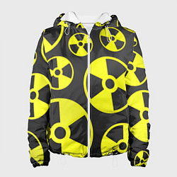 Куртка с капюшоном женская Радиация, цвет: 3D-белый