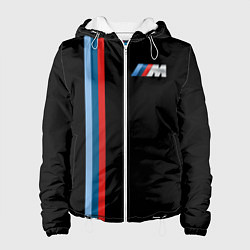 Куртка с капюшоном женская BMW BLACK COLLECTION БМВ, цвет: 3D-белый