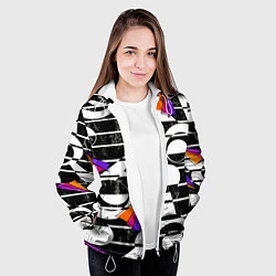 Куртка с капюшоном женская Pop ART collection, цвет: 3D-белый — фото 2