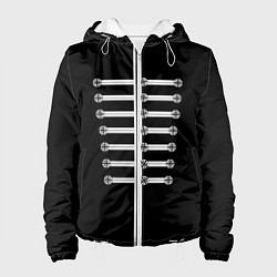 Куртка с капюшоном женская My Chemical Romance, цвет: 3D-белый