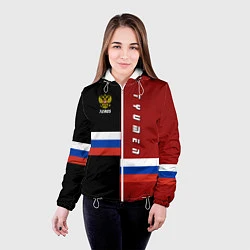 Куртка с капюшоном женская Tyumen, Russia, цвет: 3D-белый — фото 2