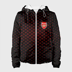Куртка с капюшоном женская Arsenal: Sport Grid, цвет: 3D-белый