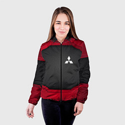 Куртка с капюшоном женская Mitsubishi: Metal Sport, цвет: 3D-черный — фото 2