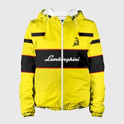 Куртка с капюшоном женская Lamborghini Style, цвет: 3D-белый